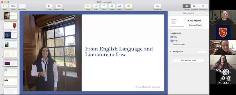 patricia and sofia1 - Old Runnymedians Patricia Clarke and Sofia Hurtado share their experiences of studying English at university and the many professional doors this can open