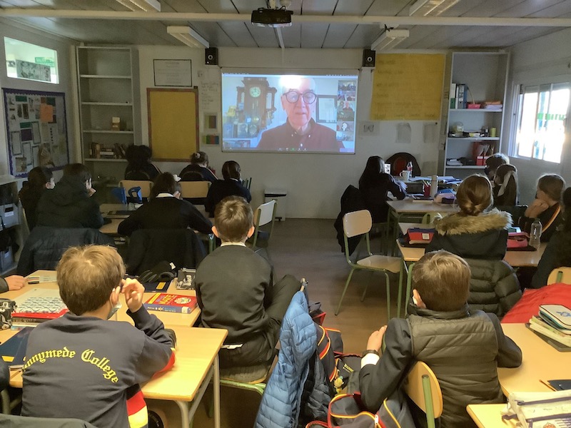 virtual visit1 - Junior School Enjoys Inspirational Talks From Visiting Authors