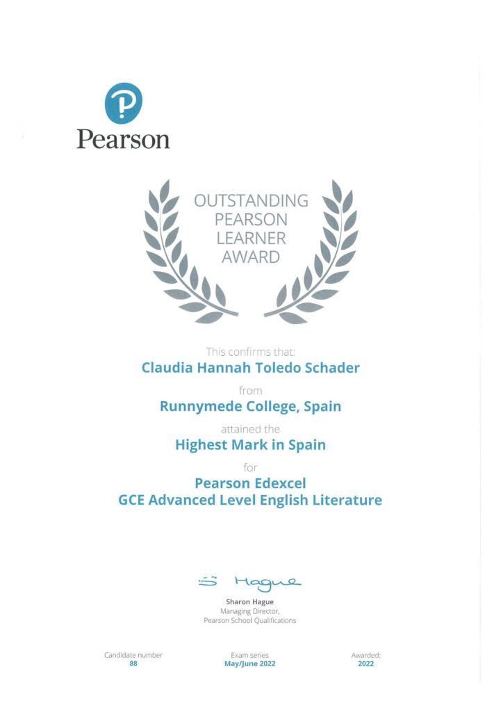 Toledo Claudia OPLA Eng Lit 724x1024 - 2022 Outstanding Learner Awards