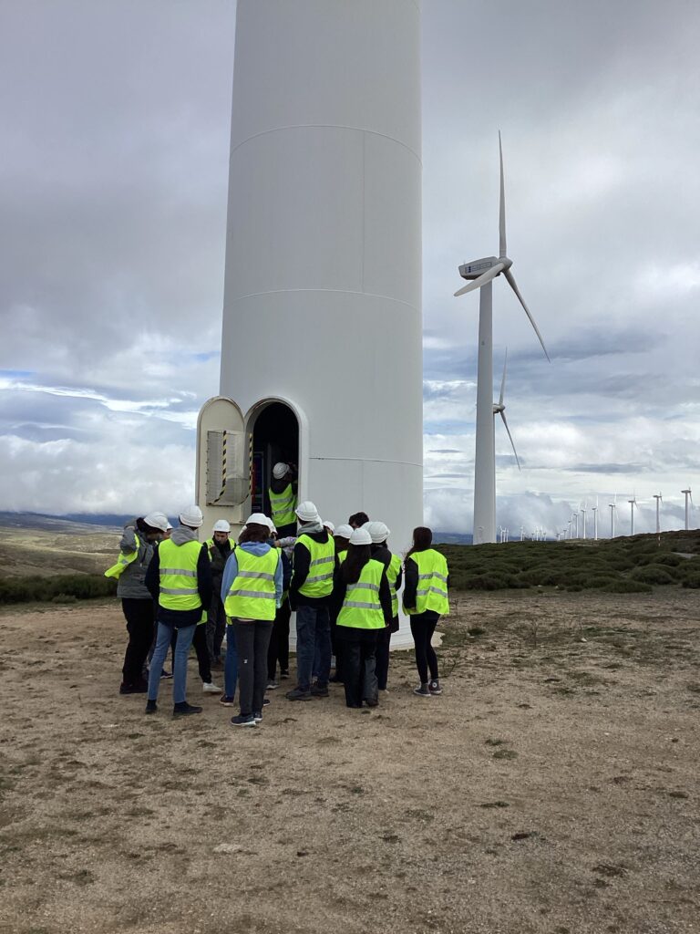 British International School visit 768x1024 - Y12 Physics pupils visit Wind Farm