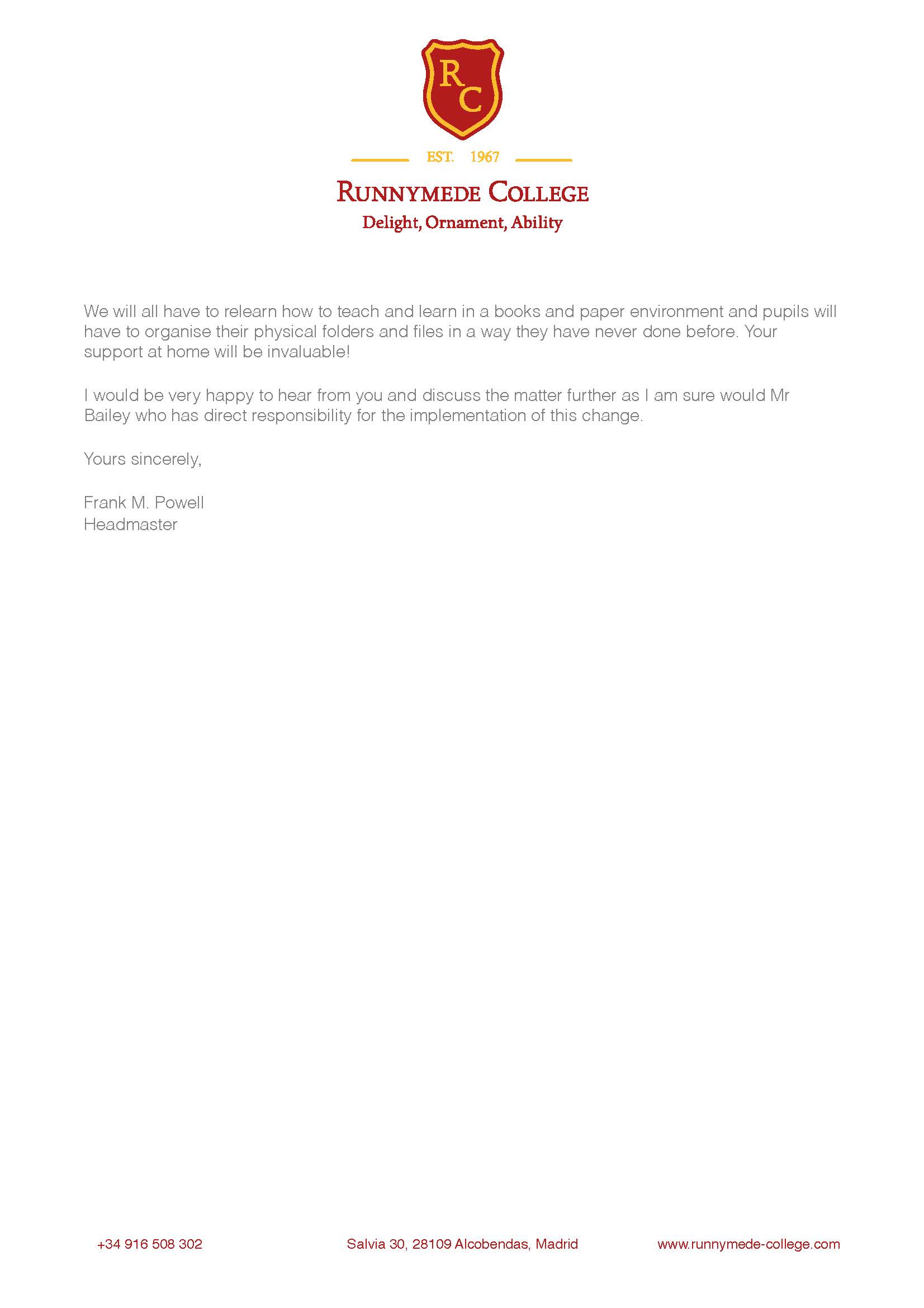 Upcoming Changes to iPad Use in Years 3 to 7 Page 2 - Runnymede College moves away from screens in education