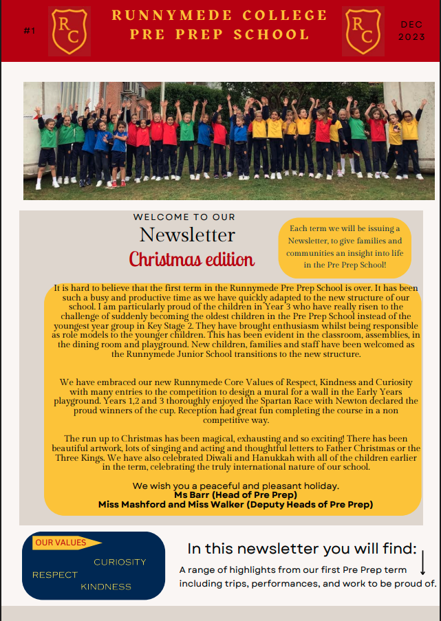 preprep autumn 2022 2023 - Newsletter repository